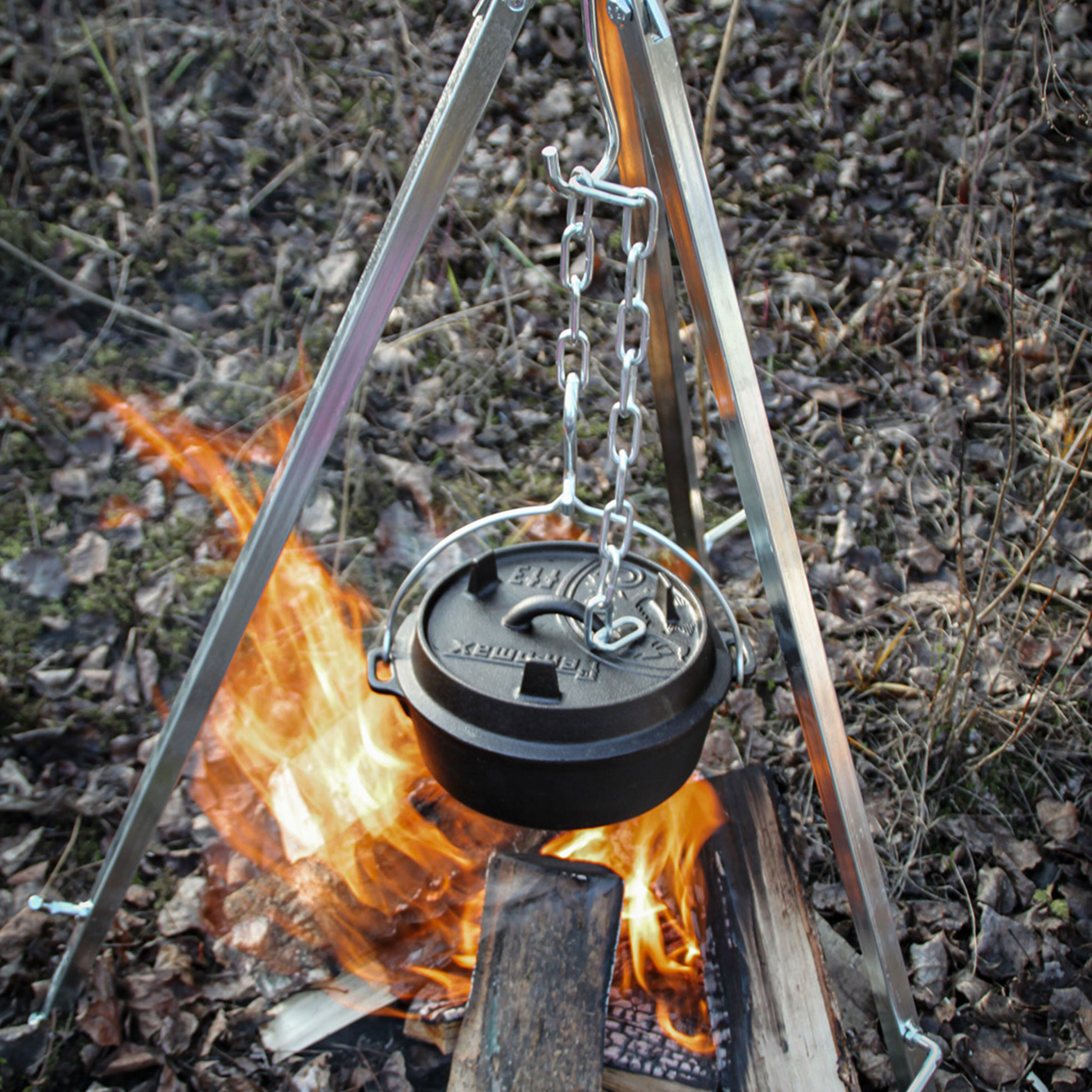 FT3 støbejerngryde med flad bund 1,6 liter