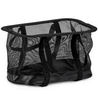 Netkurv til kølesæk/kølerygsæk 22 liter, sort