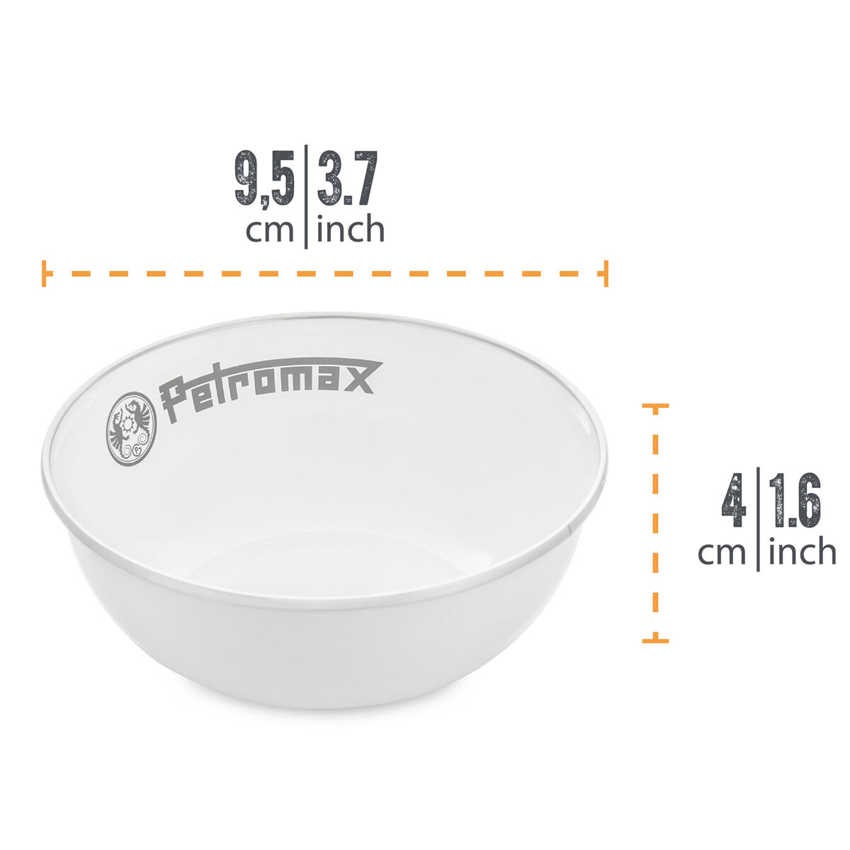 Skål 160 ml, hvid, 2 stk.