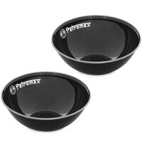 Kulho 1 litra, musta 2-pakkaus