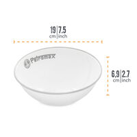 Kulho 1 litra, valkoinen, 2-pakkaus