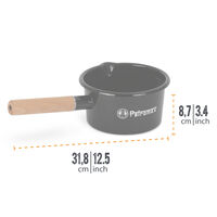 Sausekjele 1 liter, svart