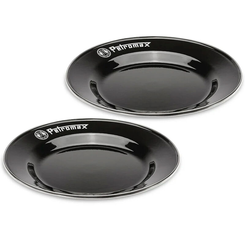 Lautanen 18 cm, musta 2 kpl