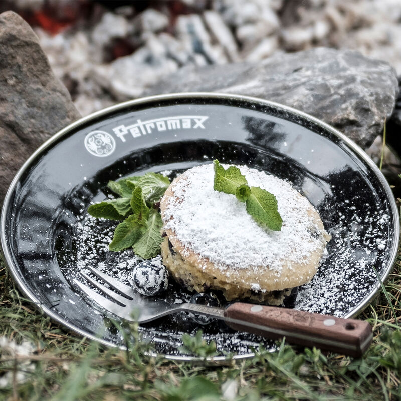 Lautanen 18 cm, musta 2 kpl