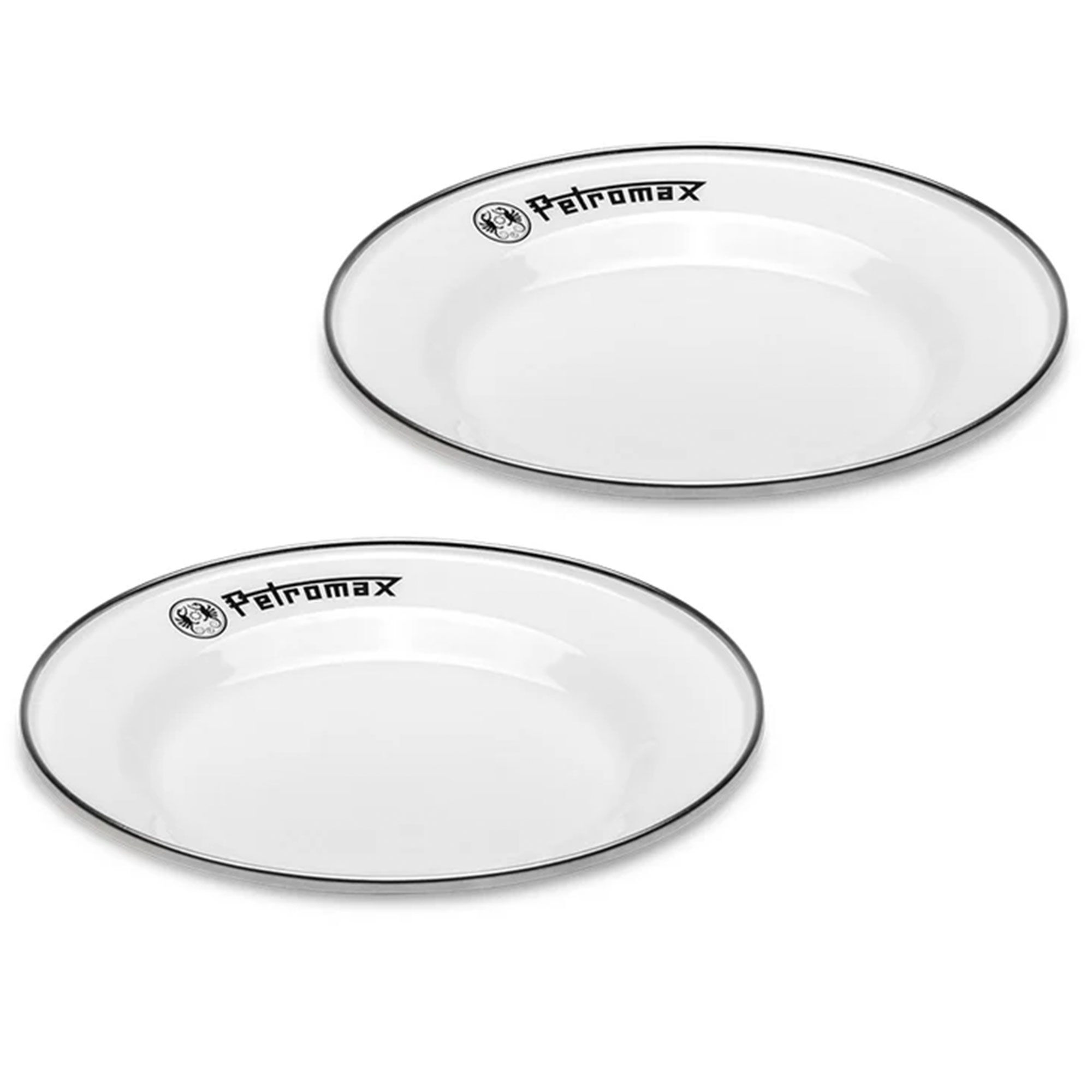 Assiett 18 cm, vit 2-pack