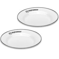 Ruokalautanen 26 cm, valkoinen, 2 kpl