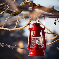 Baby Special 276 parafinlampe, ruby red