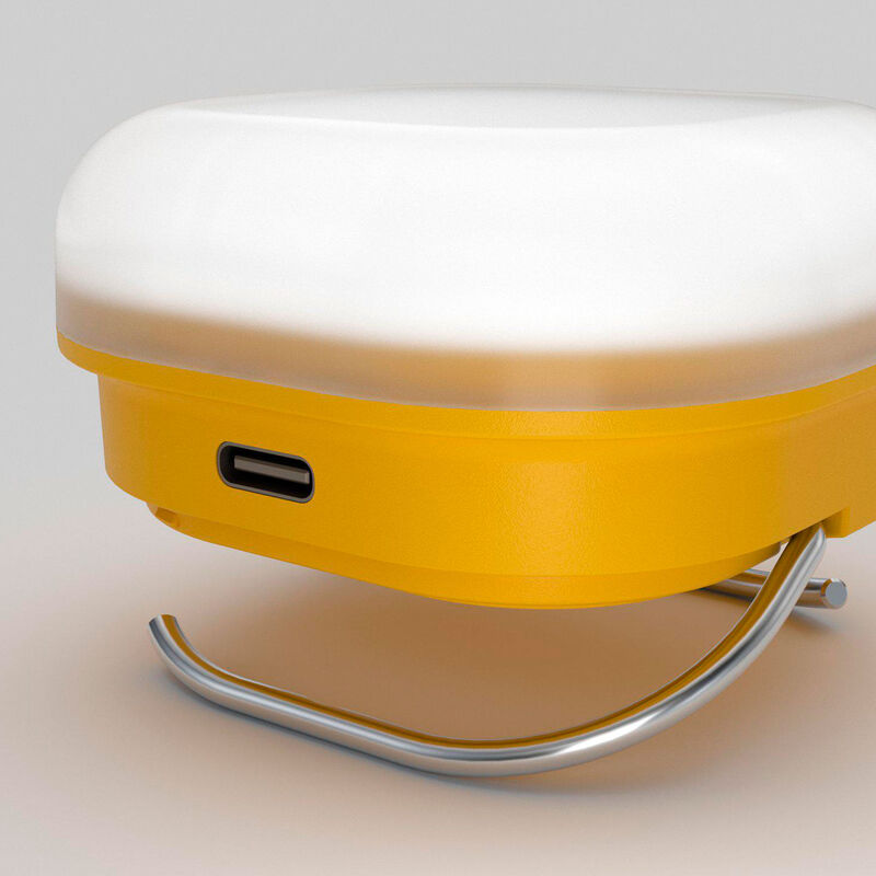 Glow Recharge campinglampe, gul