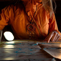 Glow Recharge campinglampe, gul