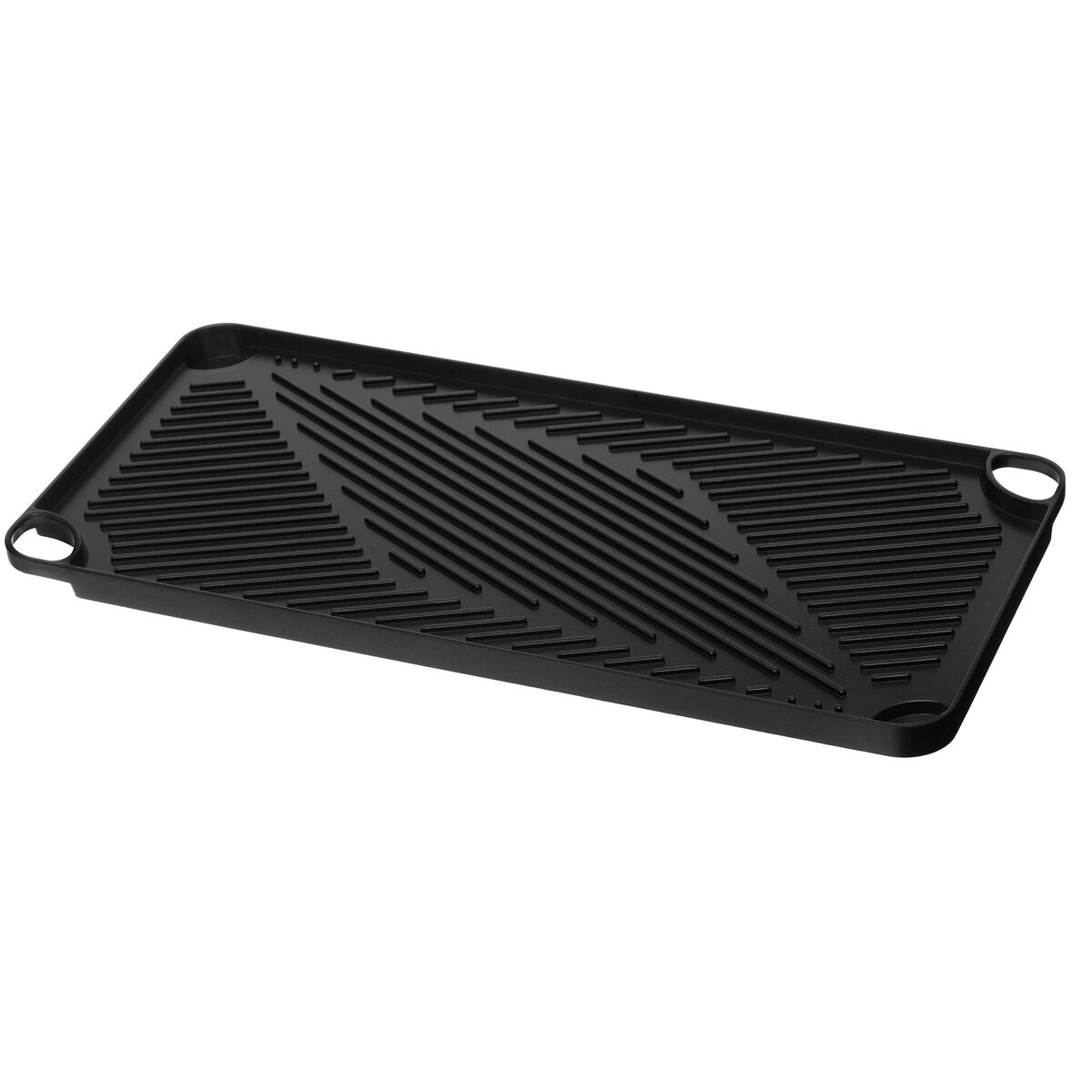 Vändbar grillplatta 46 x 23 cm, aluminium