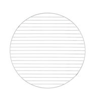 Runt grillgaller 43,5 cm, rostfritt stål