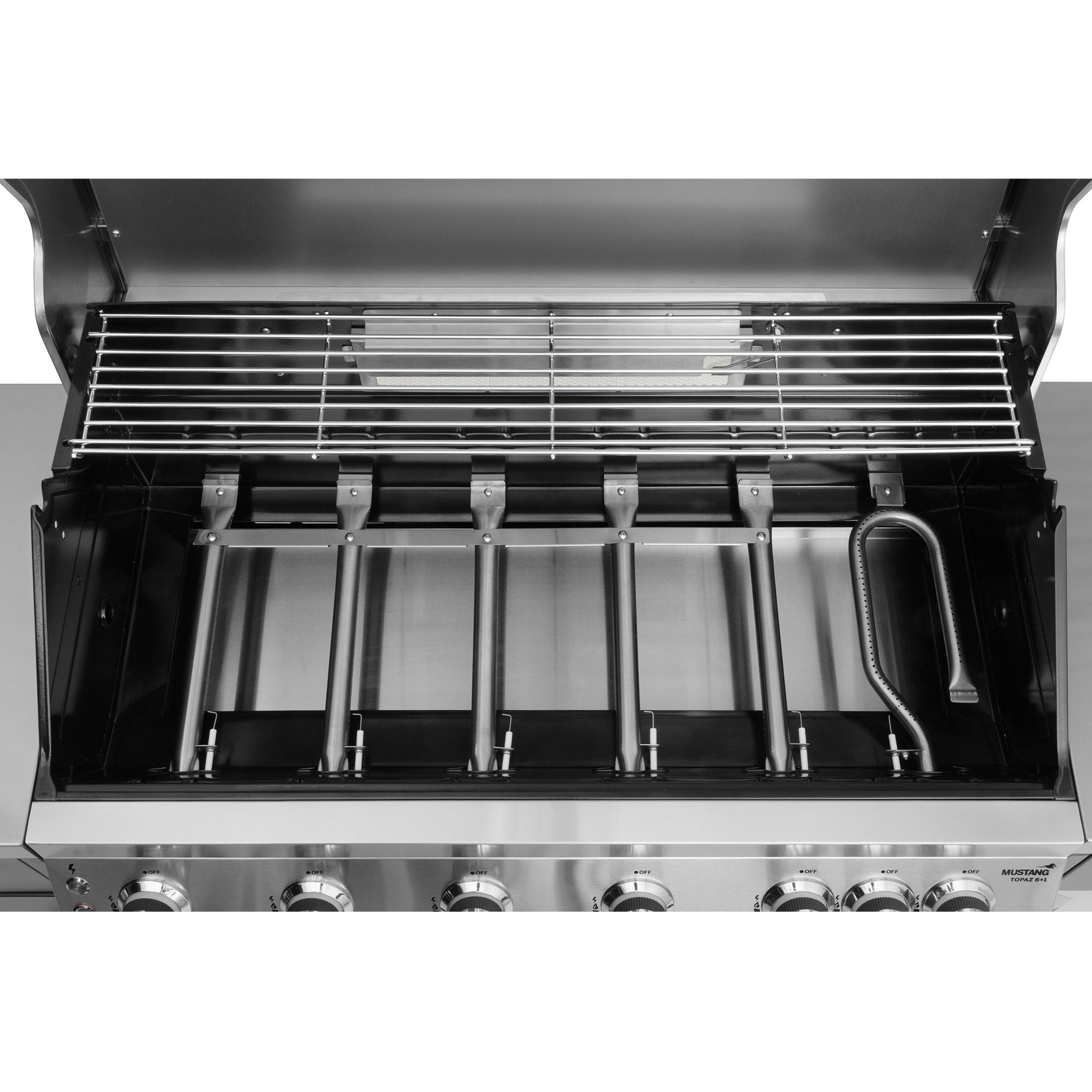 Topaz 6+1 gasolgrill och utekök med kylskåp