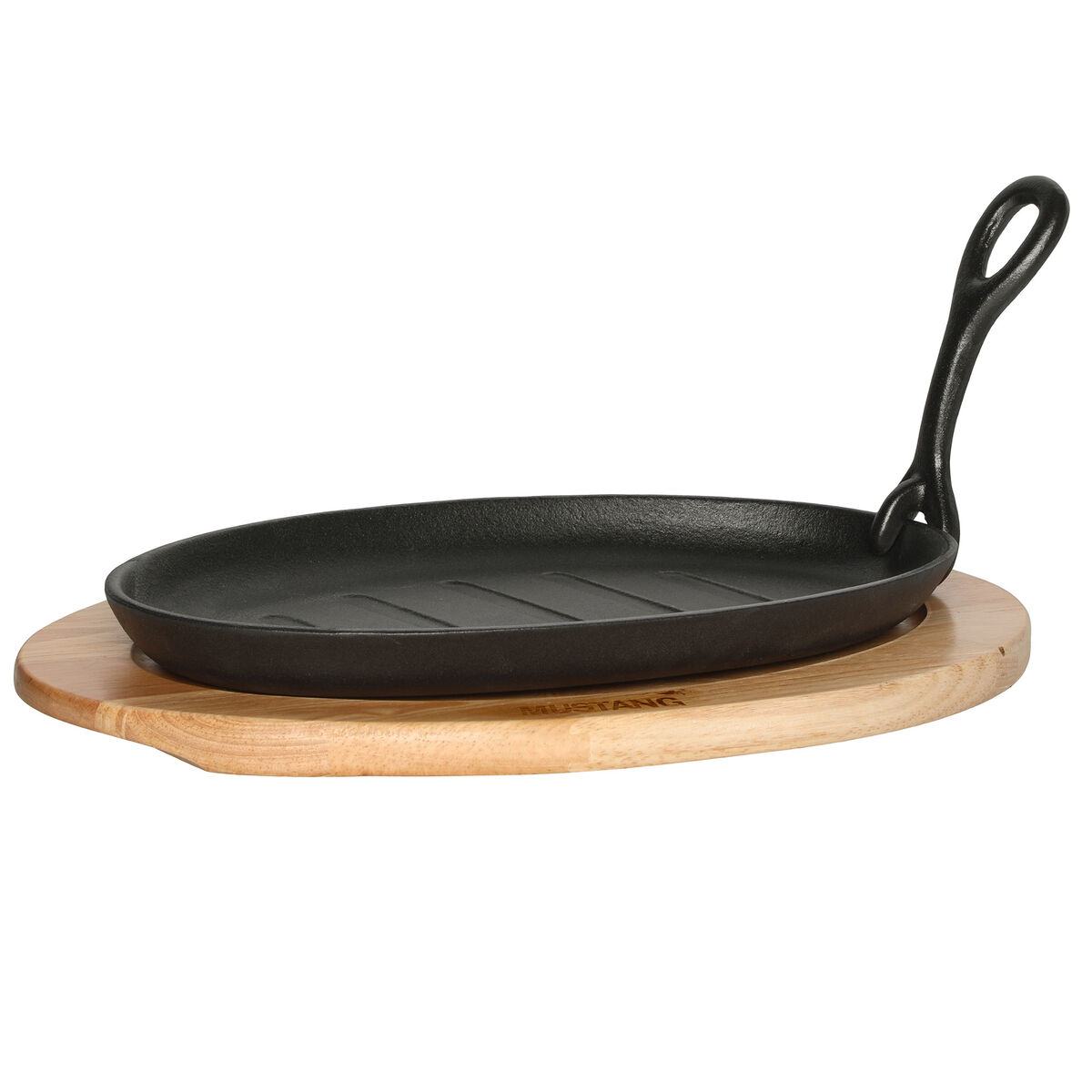 Gjutjärnspanna med avtagbart handtag