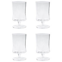 Geometri vinsglas, klar, 4 stk.