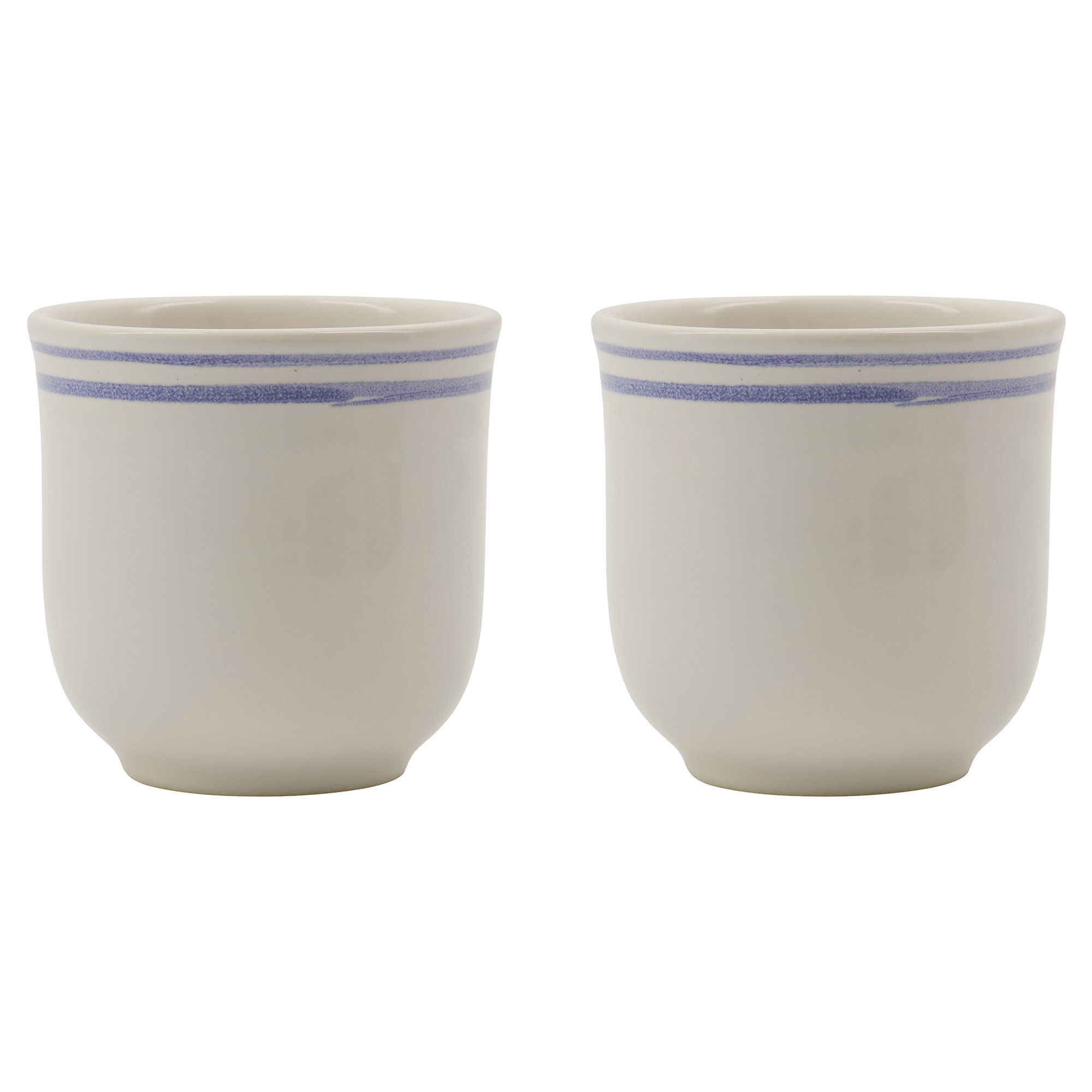 Nicolas vahé Bistro krus 30 cl, blå/hvid, 2 stk.