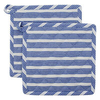 Grytlapp 2-pack, blå