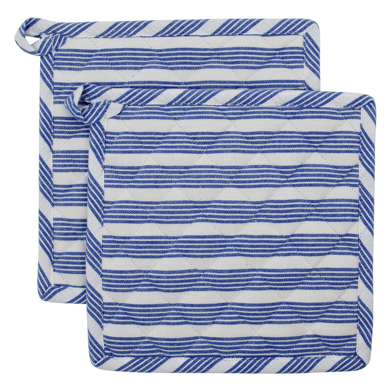 Grytlapp 2-pack, blå