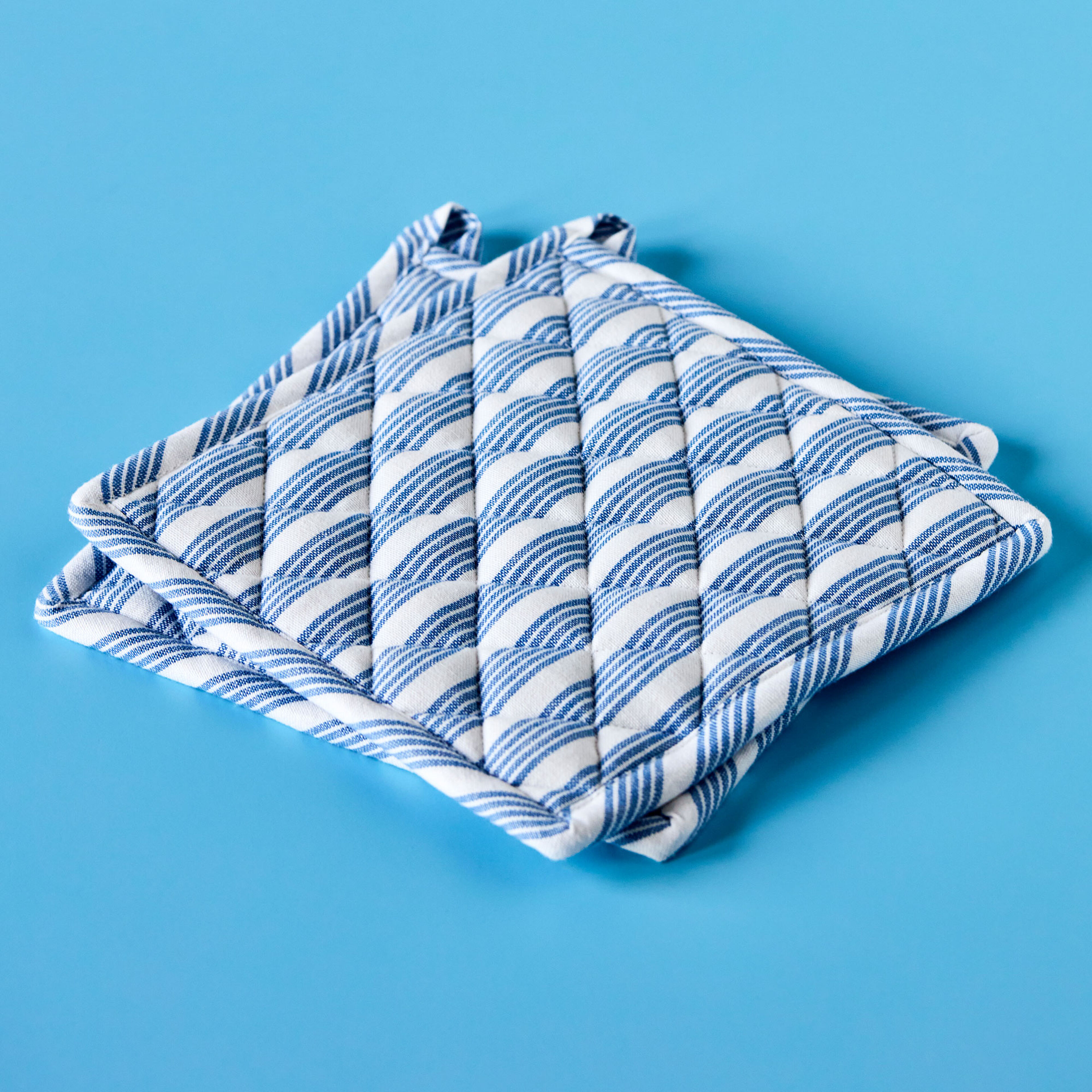 Grytlapp 2-pack, blå