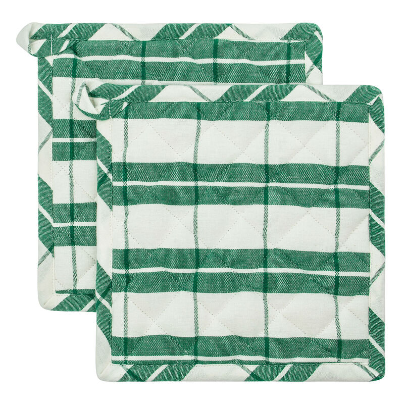 Grytlapp 2-pack, grön