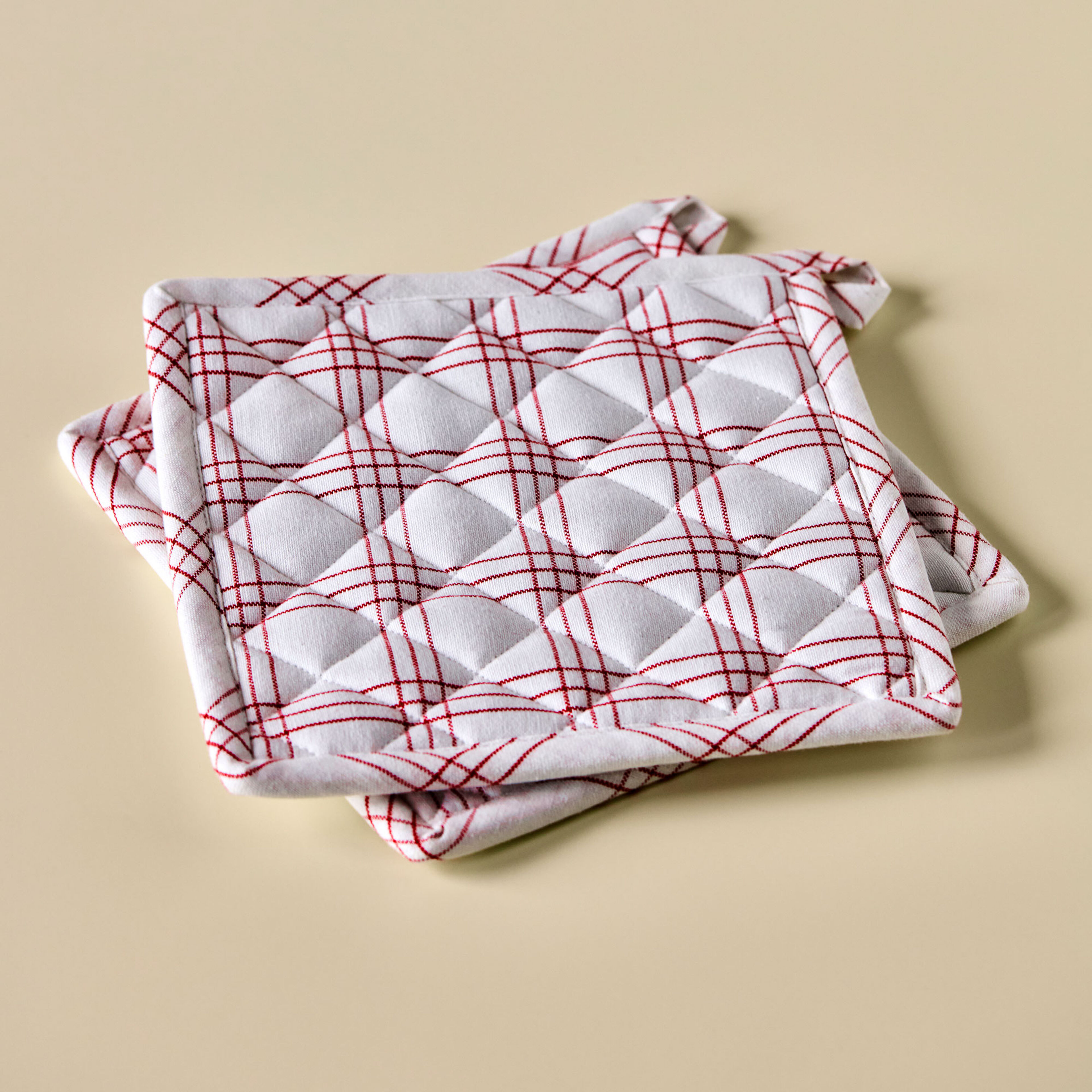 Grytlapp 2-pack, röd