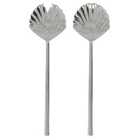 Salatsæt, rustfrit stål, 2 dele