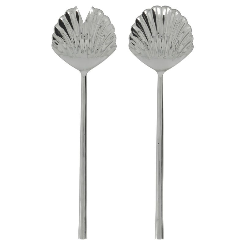 Salatsæt, rustfrit stål, 2 dele