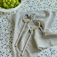 Salatsæt, rustfrit stål, 2 dele