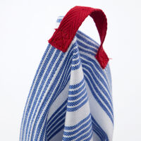 Kökshanddukar 2-pack, blå/vit