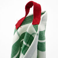 Kökshanddukar 2-pack, grön/vit