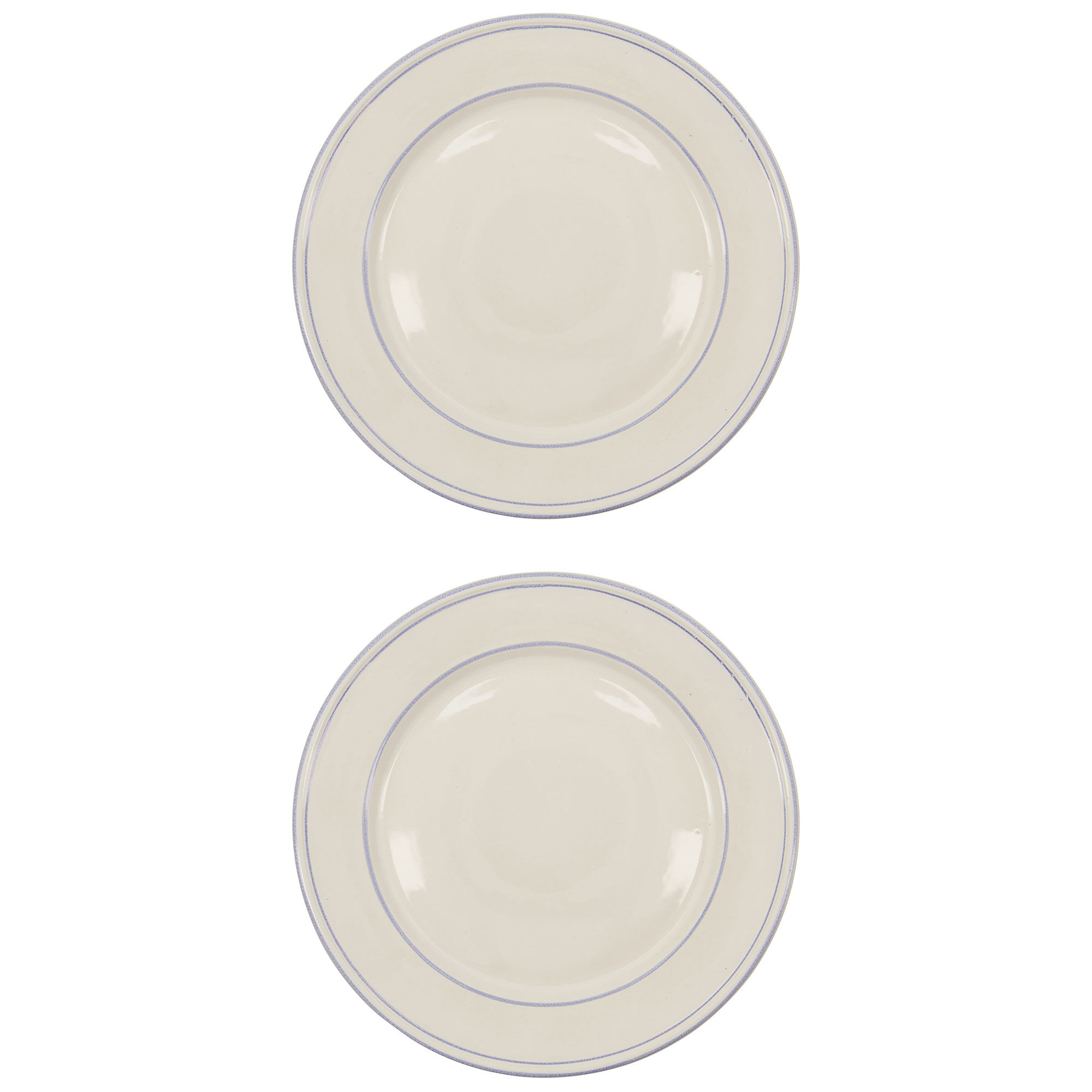 Nicolas Vahé Bistro middagstallerken Ø27 cm, blå/hvid, 2 stk.