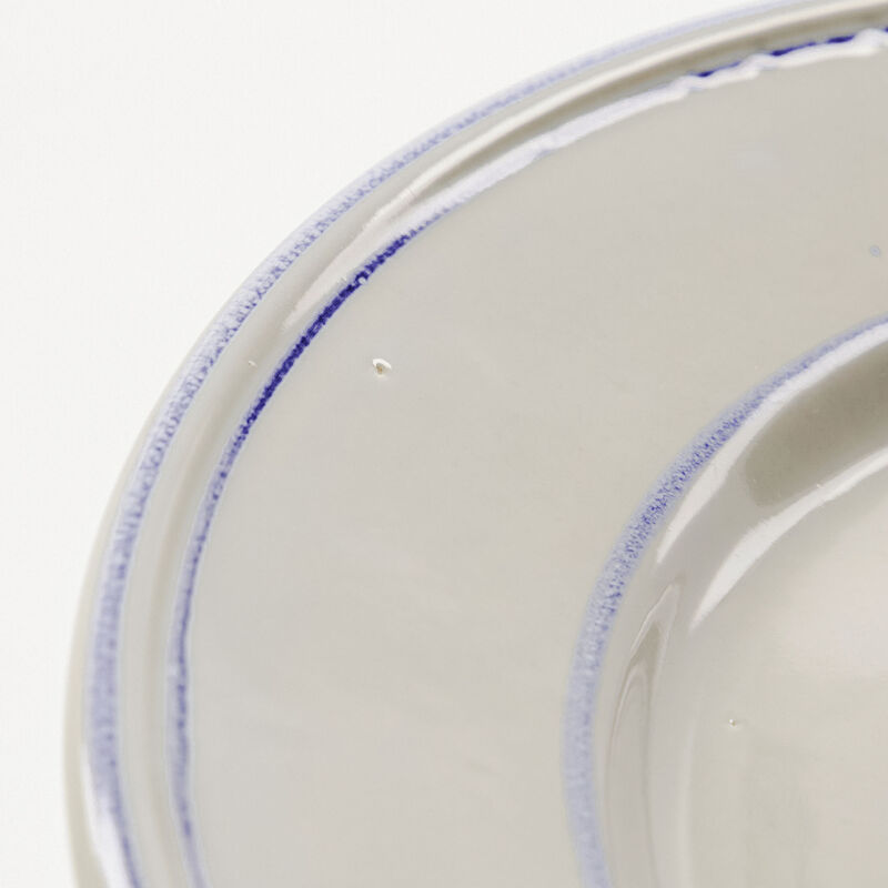 Nicolas Vahé Bistro middagstallerken Ø27 cm, blå/hvid, 2 stk.