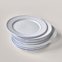 Nicolas Vahé Bistro middagstallerken Ø27 cm, blå/hvid, 2 stk.