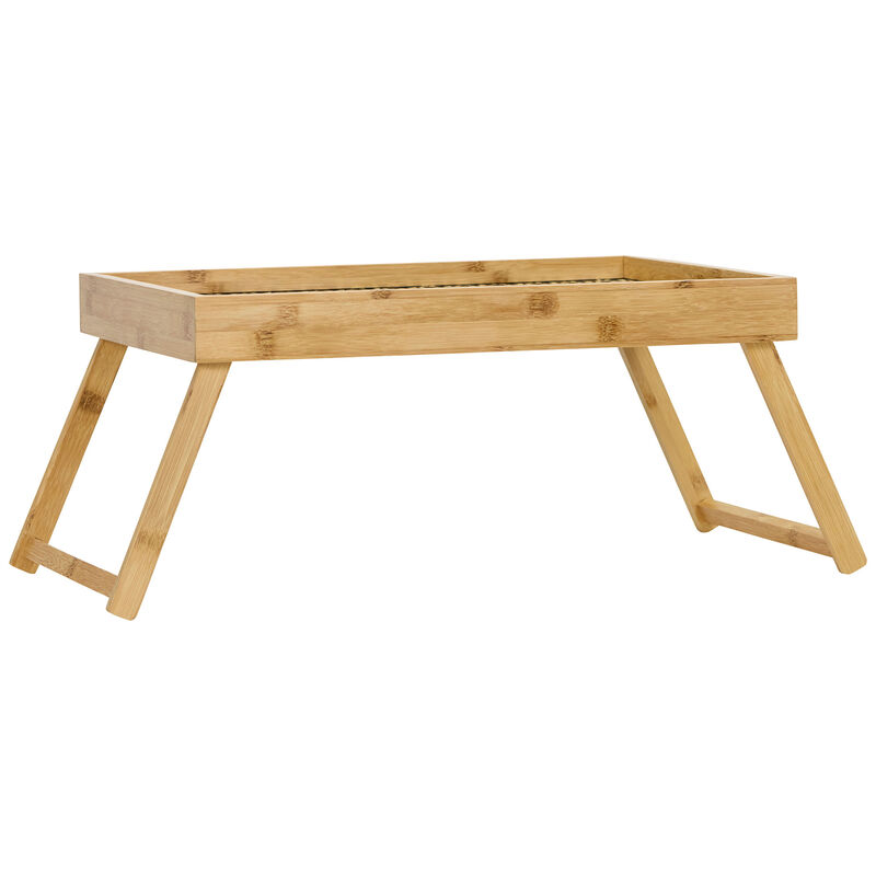 Frukostbricka, svart/natur