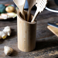 Redskapssett med holder, bambus