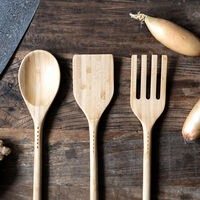 Redskapsset 3 delar, bambu