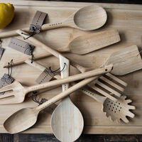 Serveringssked, bambu