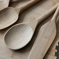 Serveringssked, bambu