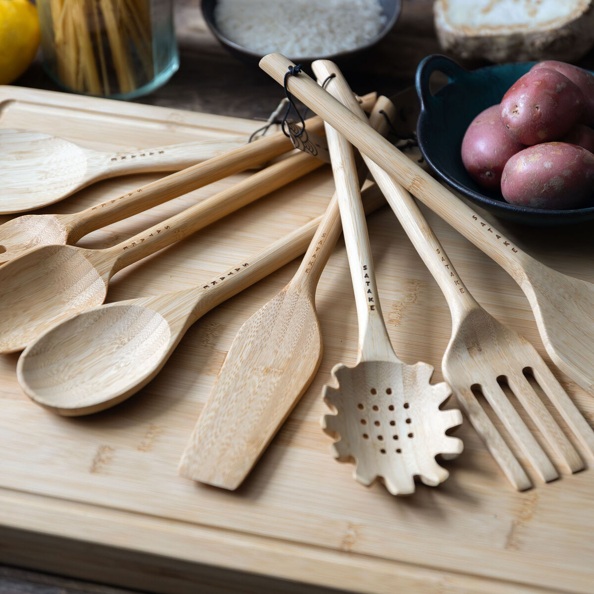 Spatula, bambu