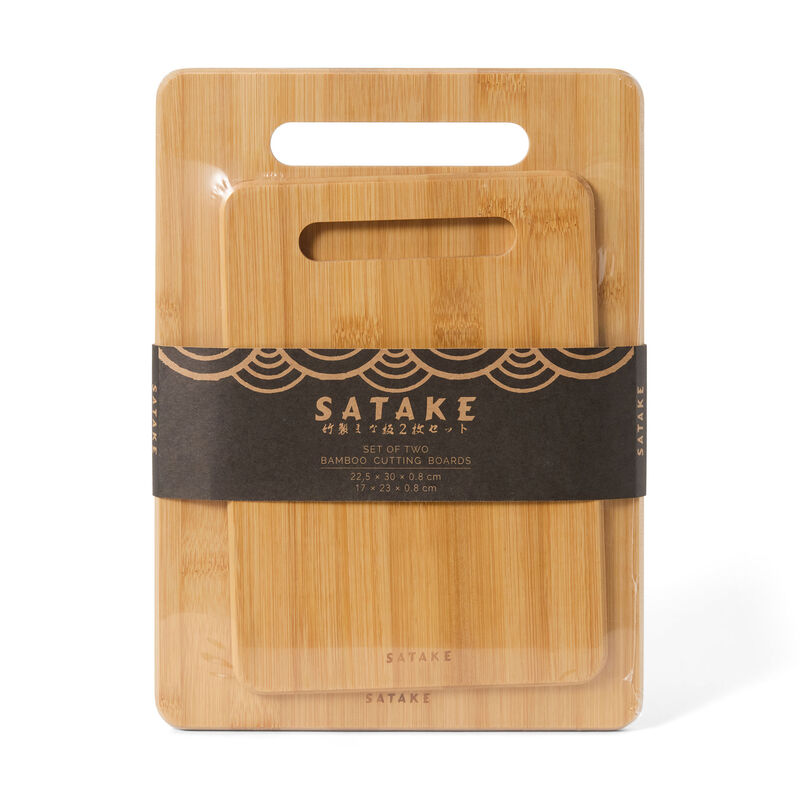 Skärbräda 2-pack, bambu