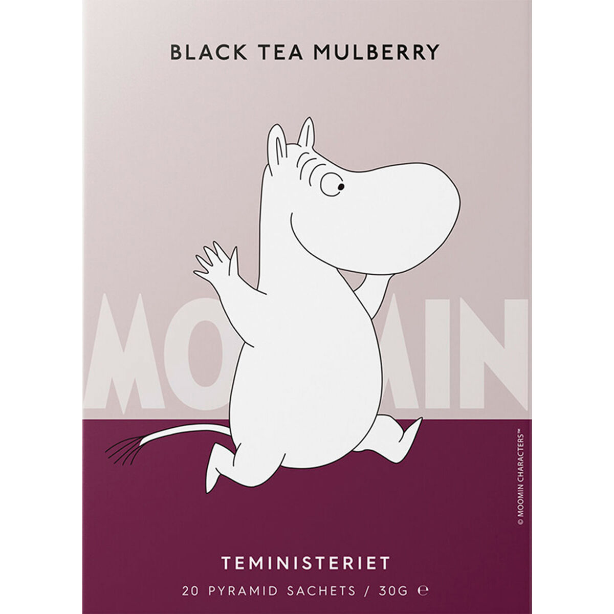 Moomin sort te, marmot