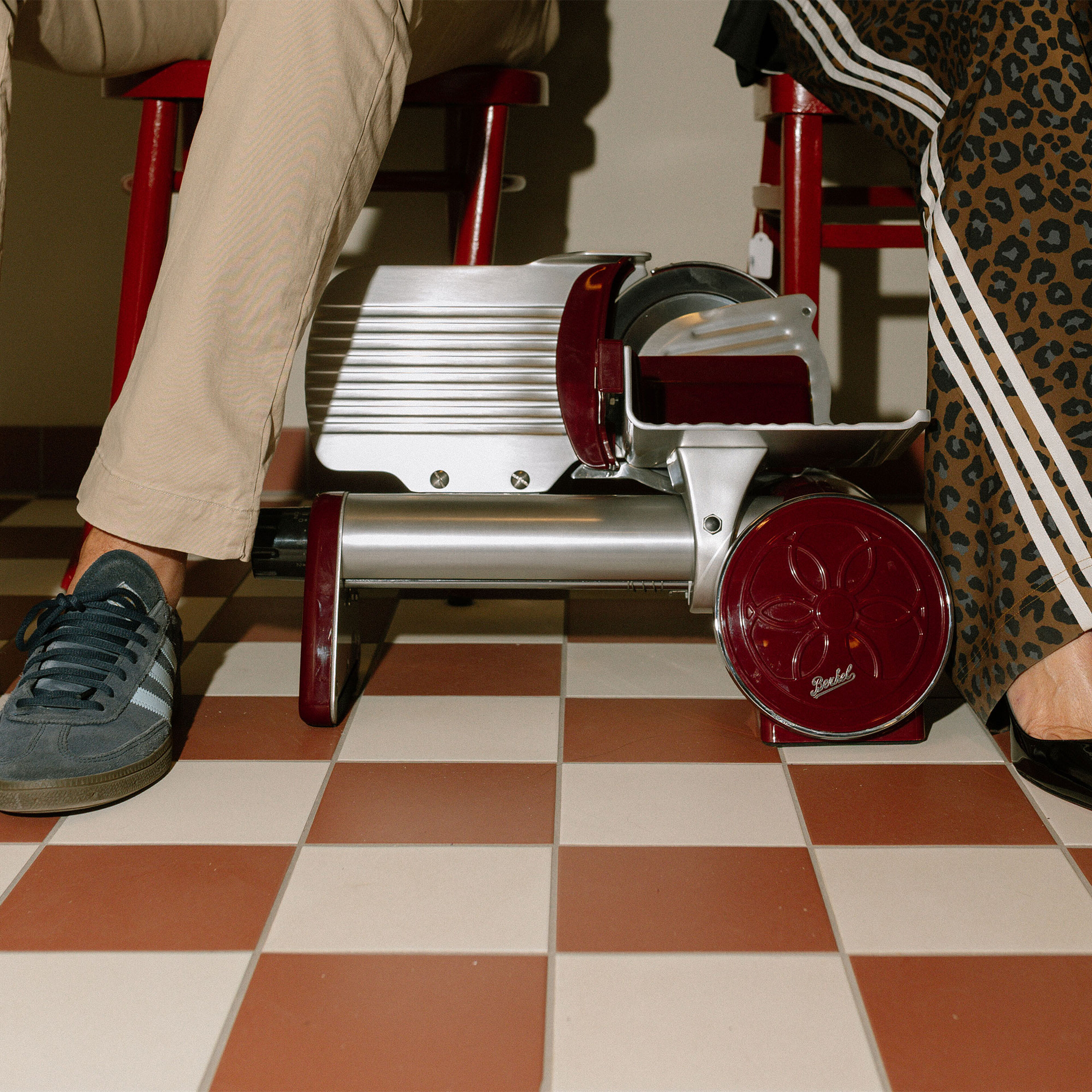 Icon Line Slicer skärmaskin, röd