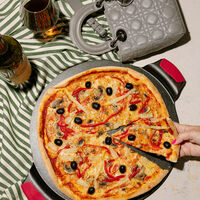 Lodge Pizzasten med håndtak, gjutjern