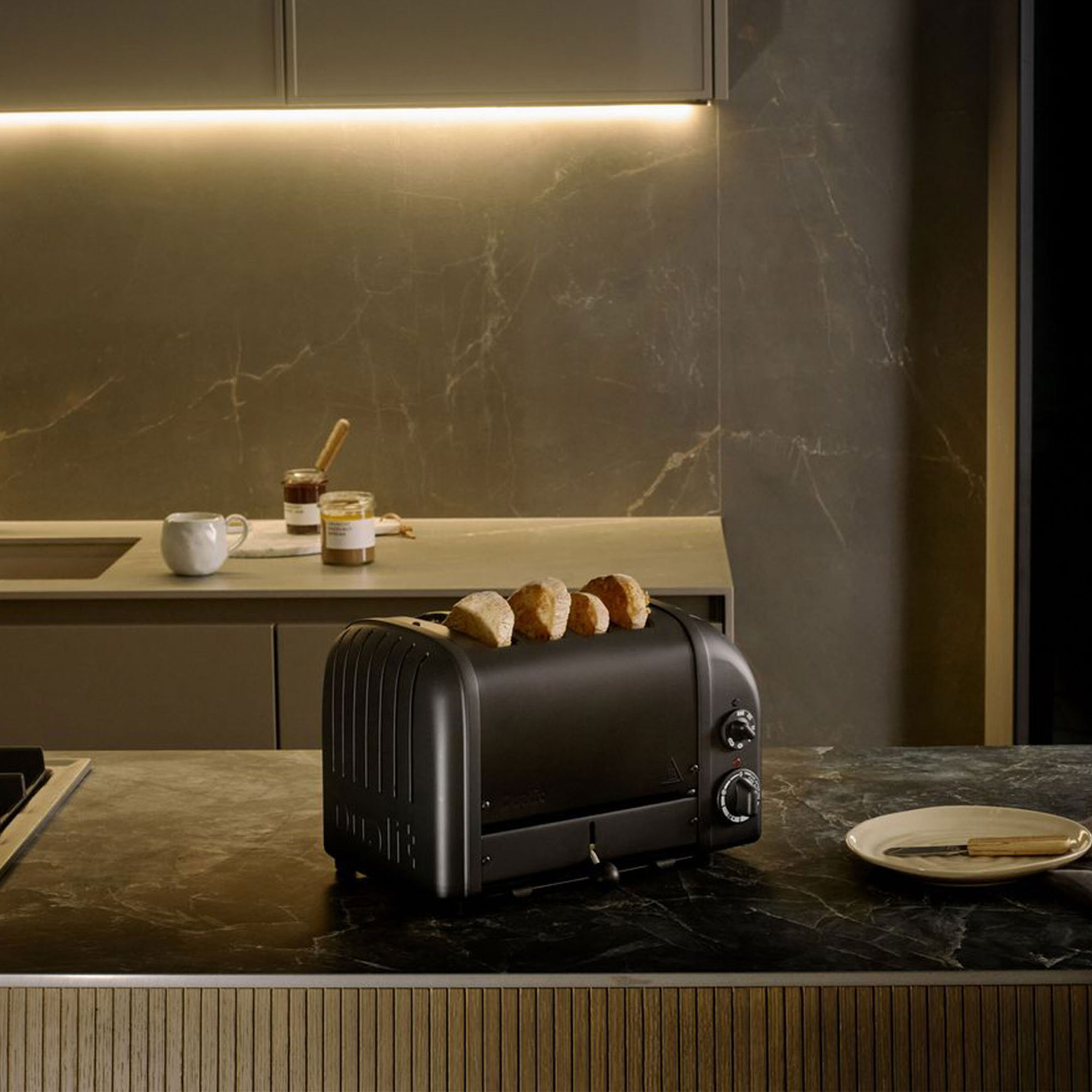 Dualit Classic Brödrost 4 skivor, rostfritt stål