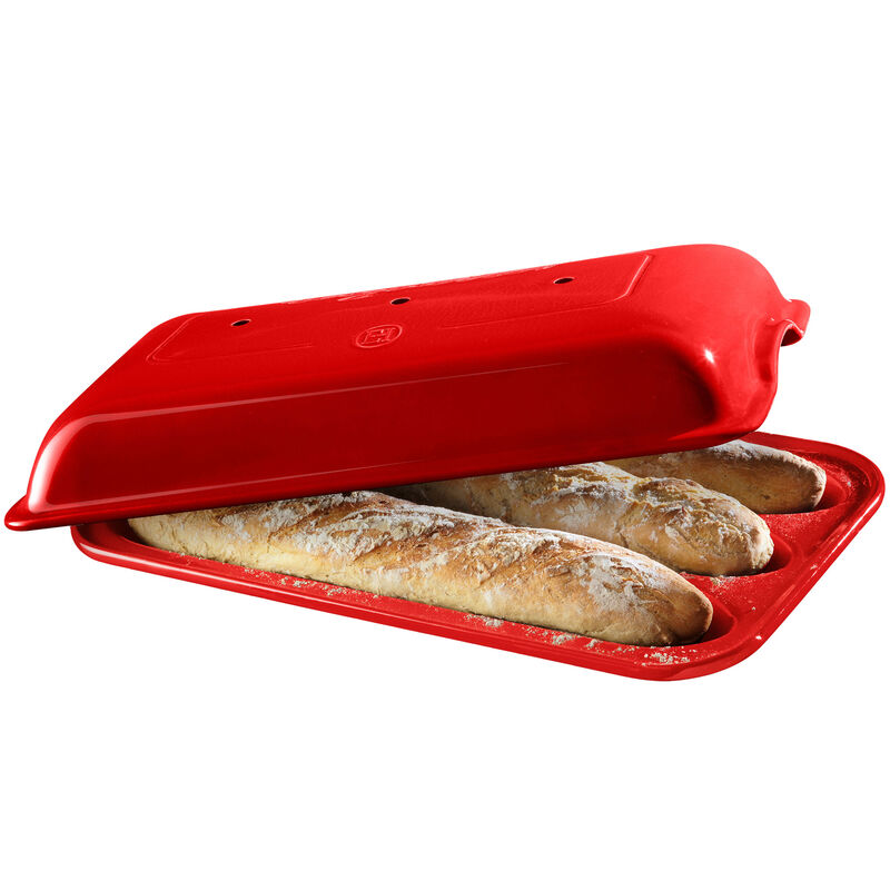 Emile Henry Baguetteform, rød