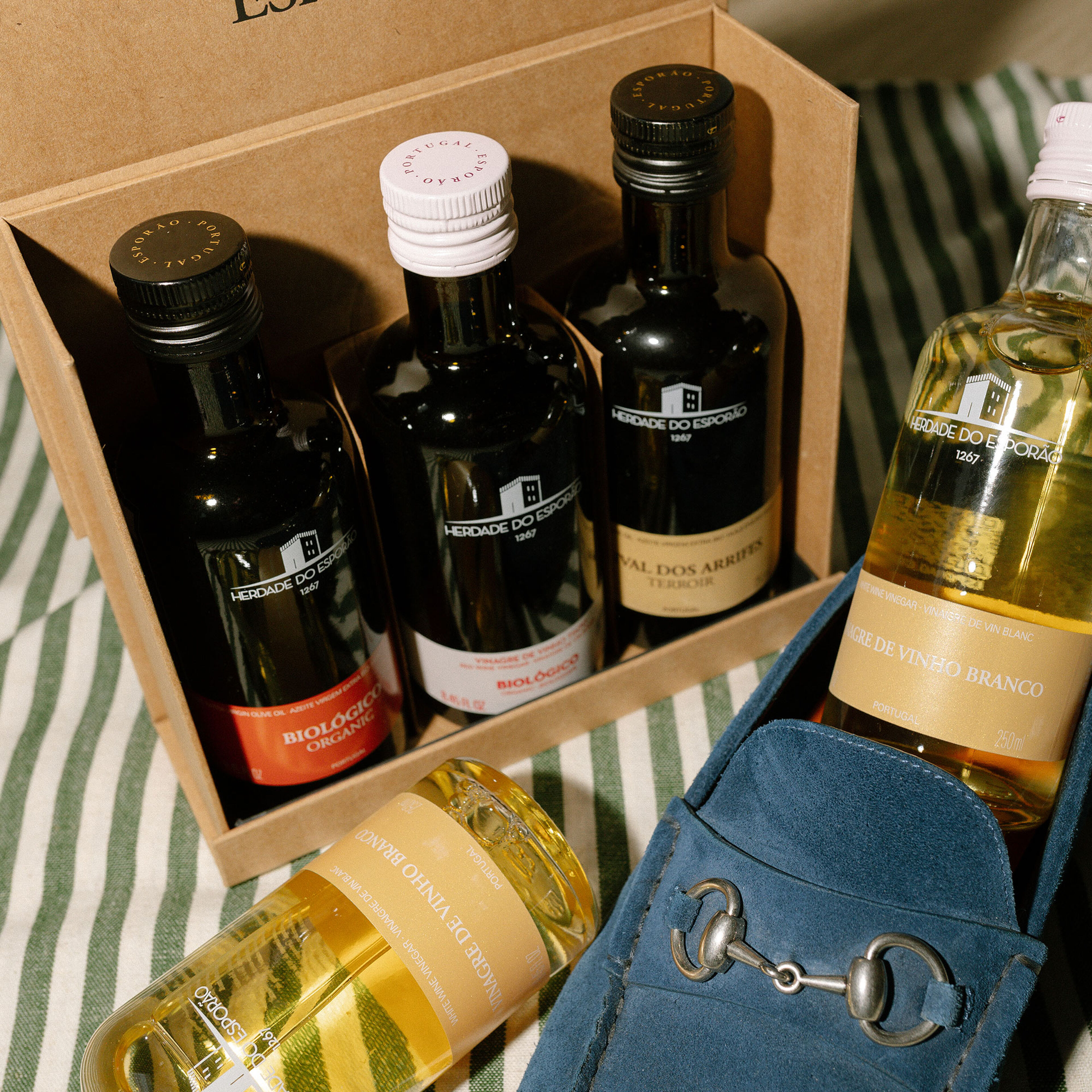 Esporão Presentbox Organic oliiviöljy + punaviinietikka