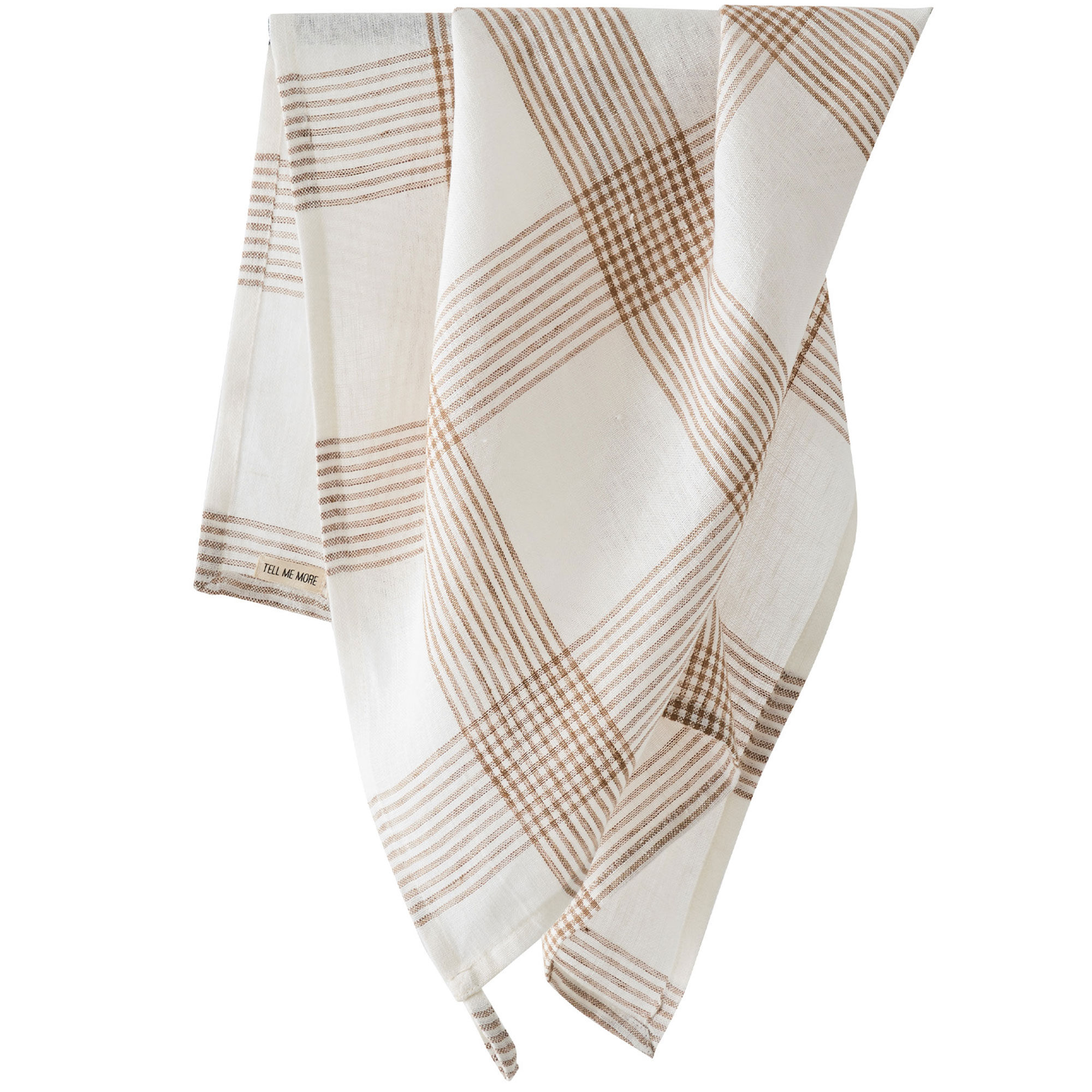 Tell me more Odette kjøkkenhåndkle 50 x 70 cm, brun