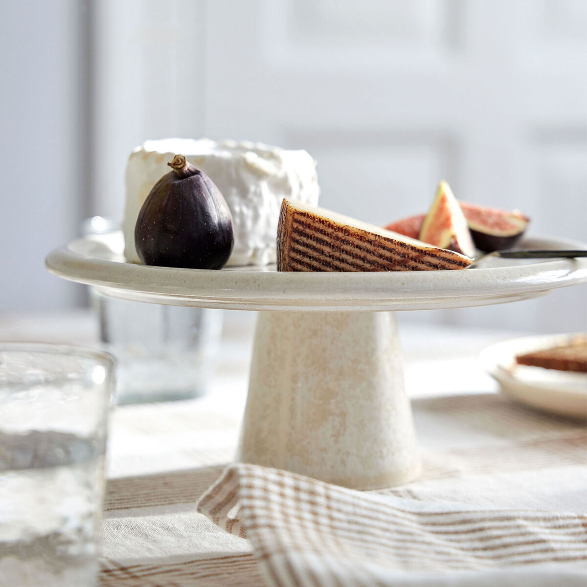 Granada serveringsfat, creme