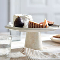 Granada serveringsfat, creme