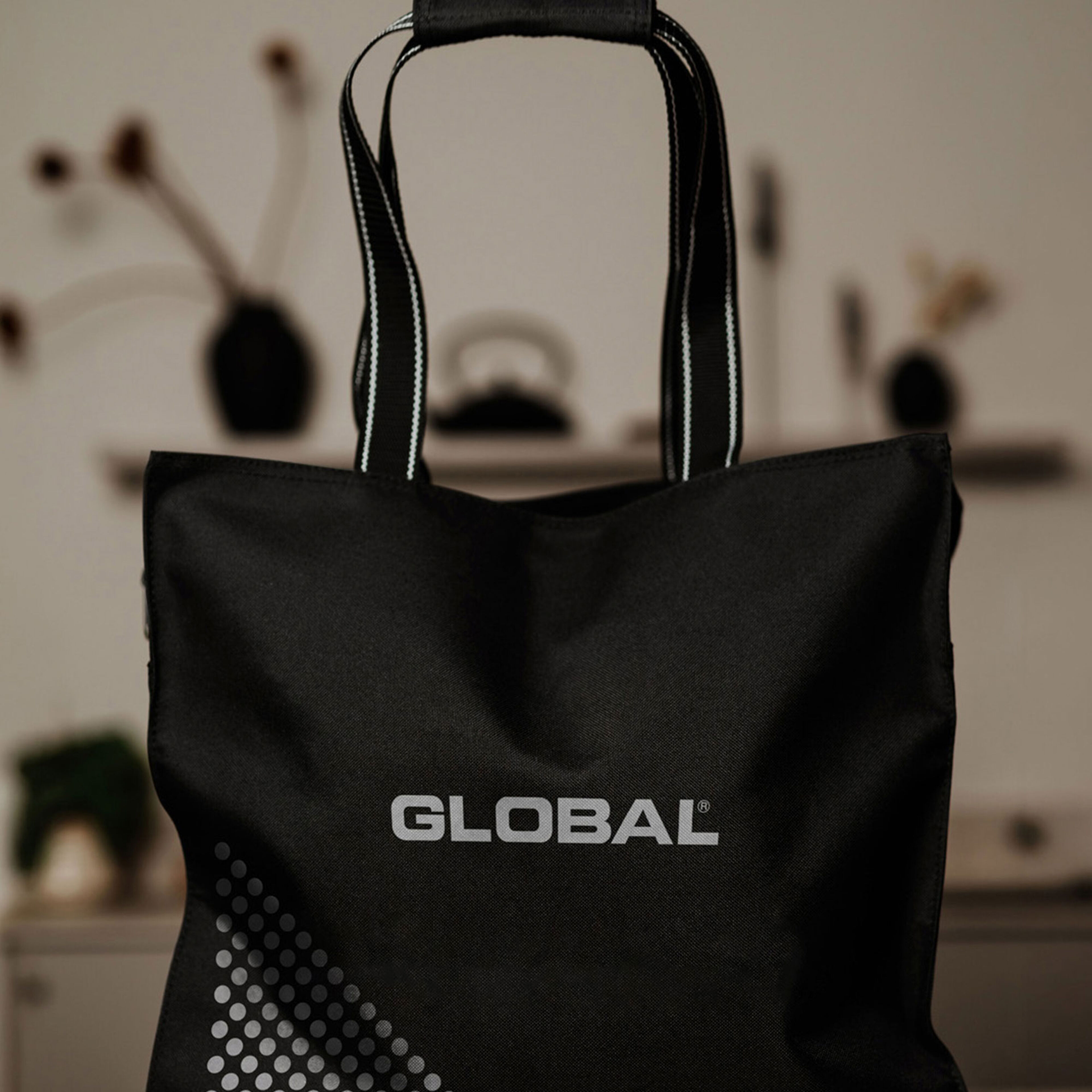 Shoppingbag med dragkedja