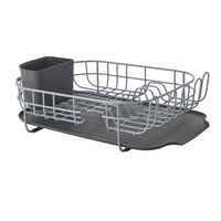 Kompakt oppvaskstativ, grå